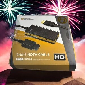 Muti Platform 3 in 1 HDTV Cable HD PRO Edition W/4 Visual Modes- Nintendo